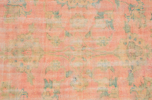 Turkish Natural oushak rug for home decor, Vintage rug, area rug boho rug bedroom rug kitchen rug bathroom rug kilim rugs handmade, rugs 4x7, 666344