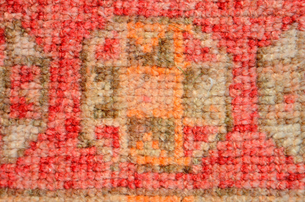 Handmade Natural oushak Turkish rug for home decor, Vintage rug, area rug boho rug bedroom rug kitchen rug bathroom rug kilim rugs, rugs 4x8, 666357