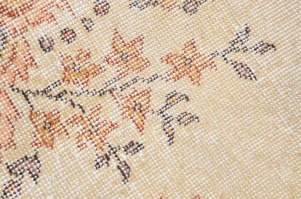 Turkish Natural oushak rug for home decor, Vintage rug, area rug boho rug bedroom rug kitchen rug bathroom rug kilim rugs handmade, rugs 4x6, 666368