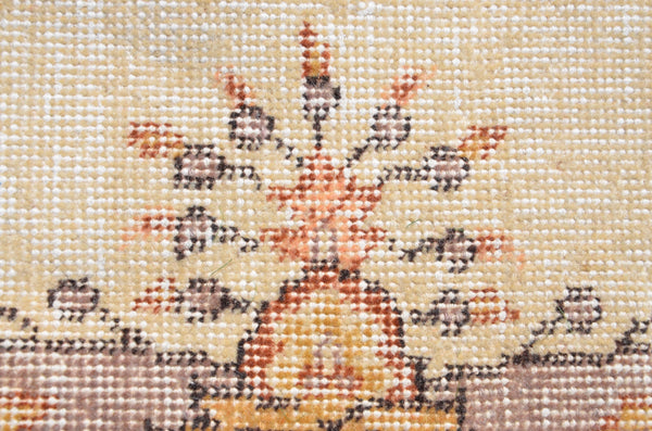Turkish Natural oushak rug for home decor, Vintage rug, area rug boho rug bedroom rug kitchen rug bathroom rug kilim rugs handmade, rugs 4x6, 666368