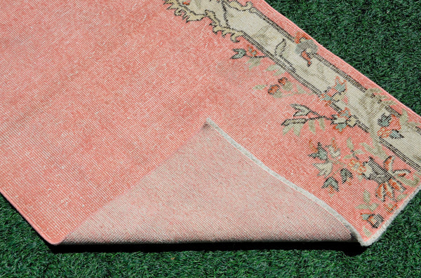 Oushak Natural Turkish rug for home decor, Vintage rug, area rug boho rug bedroom rug kitchen rug bathroom rug kilim rugs handmade, rugs 3x5, 666379