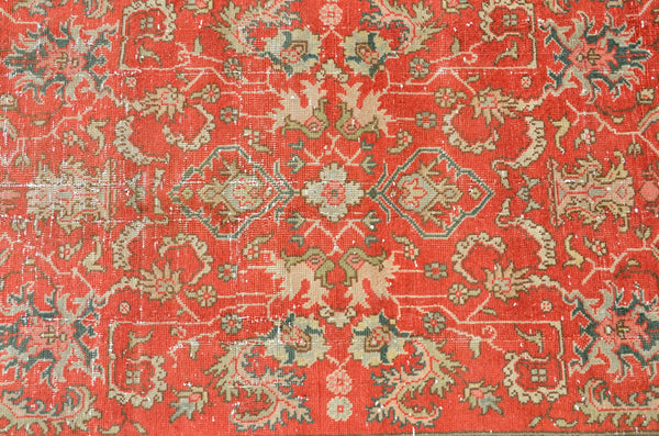 Handmade Natural oushak Turkish rug for home decor, Vintage rug, area rug boho rug bedroom rug kitchen rug bathroom rug kilim rugs, rugs 4x6, 666381