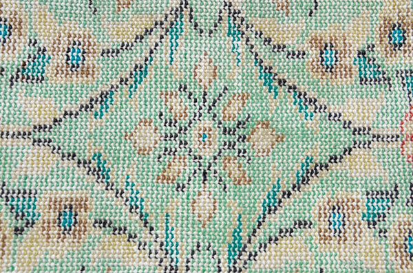 Oushak Natural Turkish rug for home decor, Vintage rug, area rug boho rug bedroom rug kitchen rug bathroom rug kilim rugs handmade, rugs 3x6, 666384