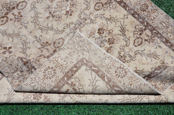 Turkish Handmade large Vintage rug for home decor, oversize rug, area rug oushak rug boho rug bedroom rug kitchen rug  kilim rug, rugs 5x9, 666230