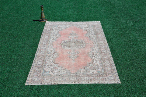 Turkish Handmade large Vintage rug for home decor, oversize rug, area rug oushak rug boho rug bedroom rug kitchen rug  kilim rug, rugs 5x9, 666231