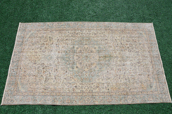 Turkish Handmade large Vintage rug for home decor, oversize rug, area rug oushak rug boho rug bedroom rug kitchen rug  kilim rug, rugs 5x9, 666239