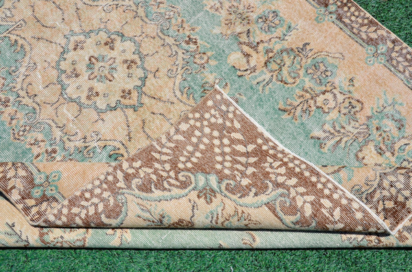 Turkish Handmade large Vintage rug for home decor, oversize rug, area rug oushak rug boho rug bedroom rug kitchen rug  kilim rug, rugs 5x9, 666240