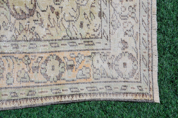 Unique Turkish large Vintage rug for home decor, oversize rug, area rug oushak rug boho rug bedroom kitchen rug  kilim rug, rugs 6x9, 666243