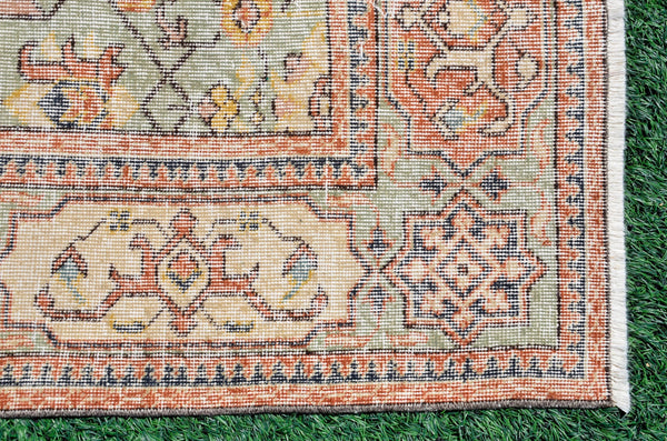 Handmade Turkish large Vintage rug for home decor, oversize rug, area rug oushak rug boho rug bedroom rug kitchen rug  kilim rug, rugs 7x10, 666270