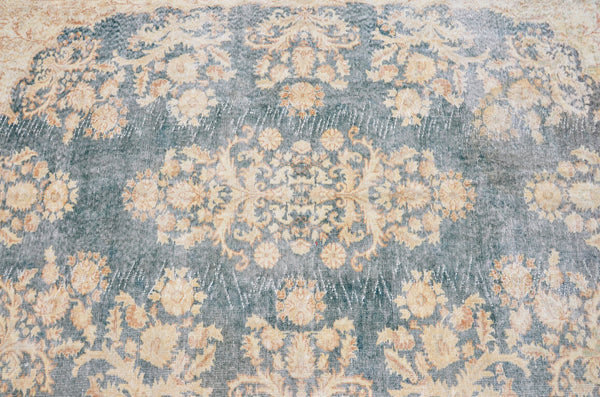 Stained Natural Turkish Vintage rug for home decor, oversize rug, area rug oushak rug boho rug bedroom rug kitchen rug  kilim rug, rugs 5x8, 666292