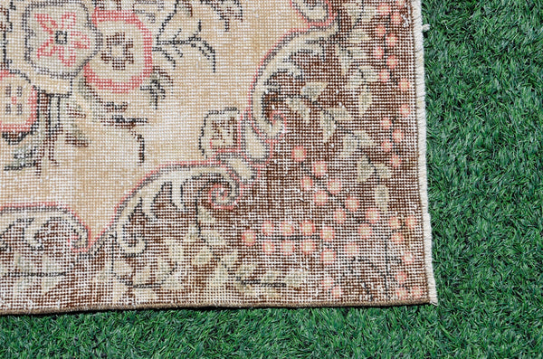 Handmade Turkish large Vintage rug for home decor, oversize rug, area rug oushak rug boho rug bedroom rug kitchen rug  kilim rug, rugs 6x9, 666294