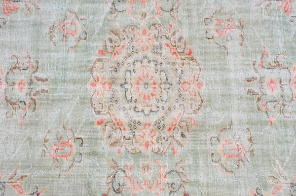 Natural Turkish Vintage rug for home decor, oversize rug, area rug oushak rug boho rug bedroom rug kitchen rug  kilim rug, rugs 6x9, 666308