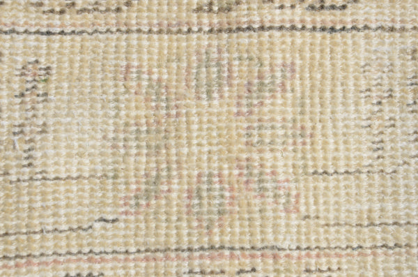 Stained Handmade Turkish Vintage rug for home decor, oversize rug, area rug oushak rug boho bedroom rug kitchen rug  kilim rug, rugs 6x8, 666490