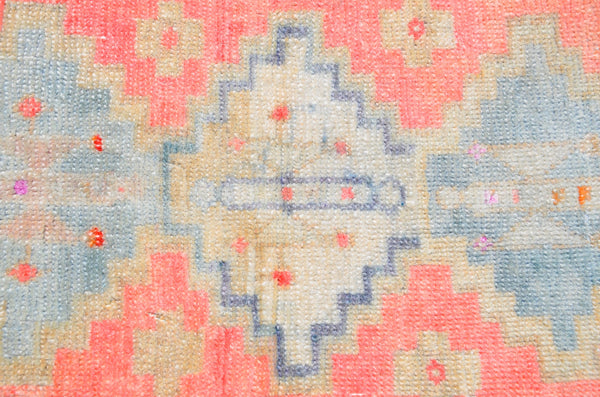 Handmade Turkish Vintage small area rug doormat for home decor, bathroom rug, area oushak rug bathroom mat kitchen kilim rug, rug 2.3X1.5, 665822