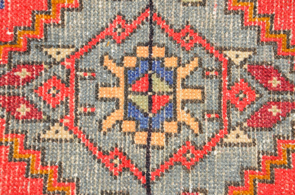 Natural Turkish Vintage small area rug doormat for home decor, bathroom rug, area oushak rug bathroom mat kitchen rug kilim rug, rug 2.9X1.5, 665844
