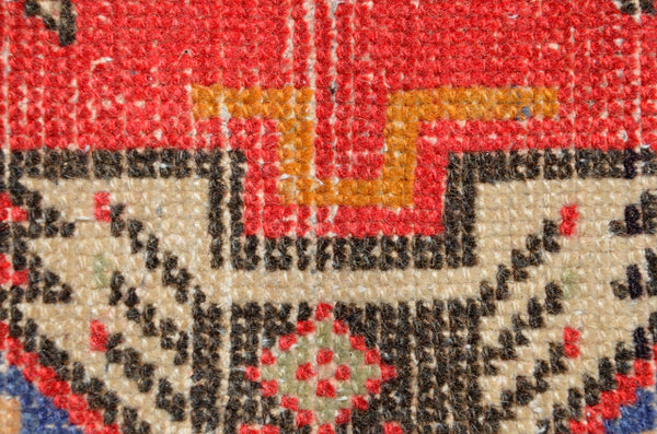 Natural Turkish Vintage small area rug doormat for home decor, bathroom rug, area oushak rug bathroom mat kitchen rug kilim rug, rug 2.9X1.5, 665844
