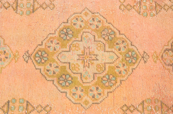 Unique Vintage Turkish runner rug for home decor, area rug, Anatolian oushak rug boho rug bedroom rug kitchen rug kilim, 10'9"x2'", 666419