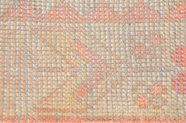 Unique Vintage Turkish runner rug for home decor, area rug, Anatolian oushak rug boho rug bedroom rug kitchen rug kilim, 9'6"x2'6", 666428