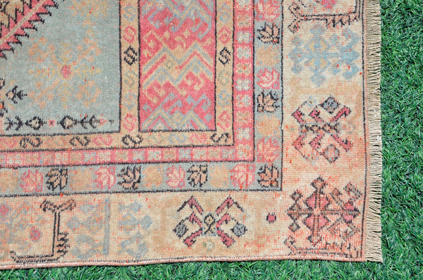 Turkish Vintage Anatolian rug for home decor, area rug, oushak rug boho rug bedroom rug kitchen rug bathroom rug kilim, rugs 4x7, 666390