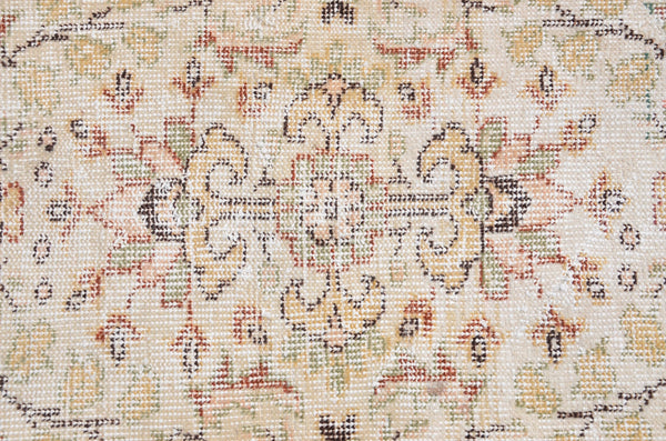 Natural oushak Turkish rug for home decor, Vintage rug, area rug boho rug bedroom rug kitchen rug bathroom rug kilim rugs handmade, rugs 3x6, 666389