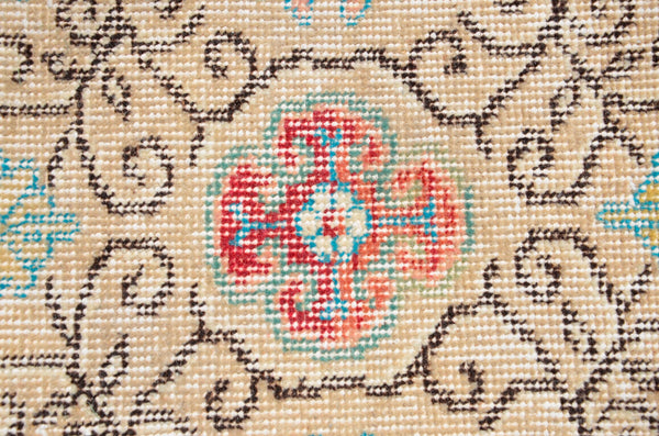 Unique Vintage Turkish runner rug for home decor, area rug, Anatolian oushak rug boho rug bedroom rug kitchen rug kilim, 7'6"x2'3", 666425
