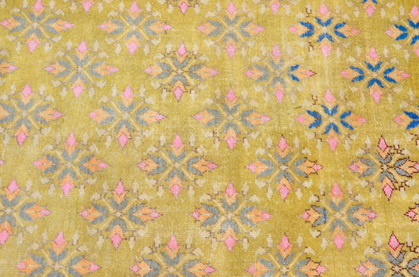 Turkish Handmade Vintage runner rug for home decor, area rug, Anatolian oushak rug boho rug kitchen rug  bathroom rug kilim, 9'8" x 3'4", 666426