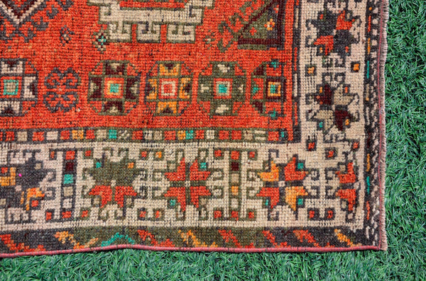 Turkish Natural oushak rug for home decor, Vintage rug, area rug boho rug bedroom rug kitchen rug bathroom rug kilim rugs handmade, rugs 4x8, 666311