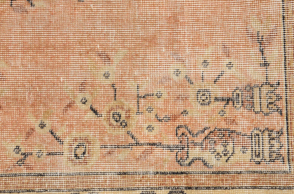 Oushak Natural Turkish rug for home decor, Vintage rug, area rug boho rug bedroom rug kitchen rug bathroom rug kilim rugs handmade, rugs 4x7, 666316