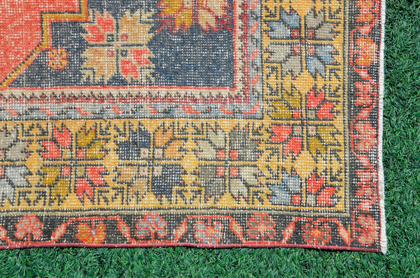 Natural oushak Turkish rug for home decor, Vintage rug, area rug boho rug bedroom rug kitchen rug bathroom rug kilim rugs handmade, rugs 4x8, 666323