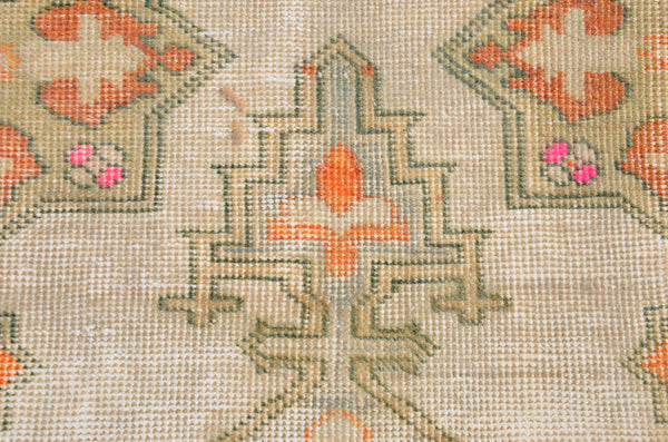 Unique Natural oushak Turkish rug for home decor, Vintage rug, area rug boho rug bedroom rug kitchen rug kilim rugs handmade, rugs 4x7, 666343
