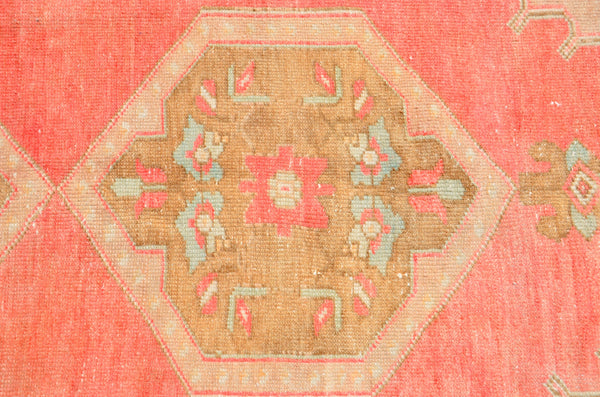 Oushak Natural Turkish rug for home decor, Vintage rug, area rug boho rug bedroom rug kitchen rug bathroom rug kilim rugs handmade, rugs 3x8, 666352