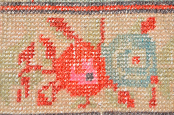 Turkish Natural oushak rug for home decor, Vintage rug, area rug boho rug bedroom rug kitchen rug bathroom rug kilim rugs handmade, rugs 5x8, 666353