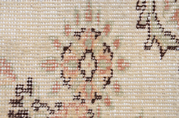 Handmade Natural oushak Turkish rug for home decor, Vintage rug, area rug boho rug bedroom rug kitchen rug bathroom rug kilim rugs, rugs 4x7, 666366