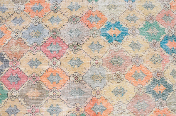 Turkish Vintage Anatolian rug for home decor, area rug, oushak rug boho rug bedroom rug kitchen rug bathroom rug kilim, rugs 4x7, 666376