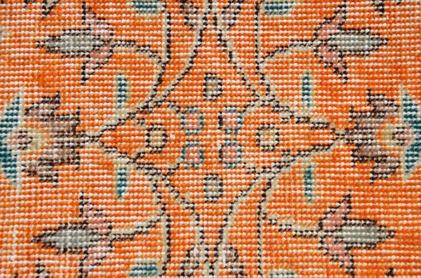 Handmade Natural oushak Turkish rug for home decor, Vintage rug, area rug boho rug bedroom rug kitchen rug bathroom rug kilim rugs, rugs 3x6, 666382