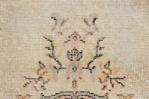 Handmade Natural oushak Turkish rug for home decor, Vintage rug, area rug boho rug bedroom rug kitchen rug bathroom rug kilim rugs, rugs 4x7, 666385