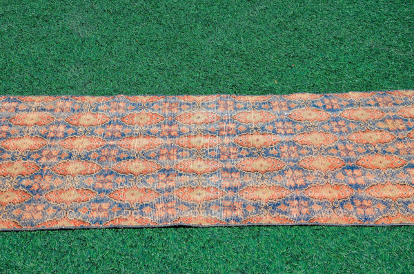Small area Handmade Turkish Vintage rug for home decor, bathroom rug, area rug oushak rug boho rug kitchen rug  kilim rug door mat, rugs 2x6, 666457